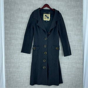 Millard Fillmore Womens Size L Wool coat Gray c118